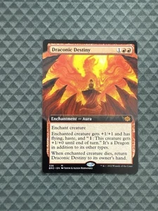 MTG Draconic Destiny #336 Extended Art Mythic The Brothers’ War (BRO) - Picture 1 of 4