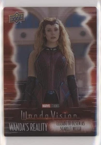 2022 UD MARVEL STUDIOS WANDAVISION REALITY PLEXI ELIZABETH OLSEN SCARLET WITCH - Picture 1 of 2