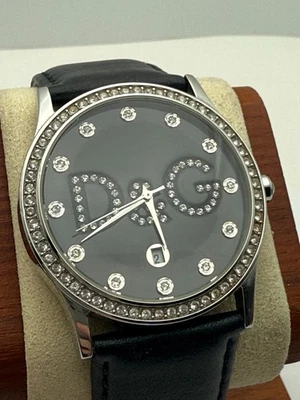 Dolce & Gabbana 40 mm Crystal-Bezel Unisex Designer Quartz Watch – New Battery - Image 1 of 4