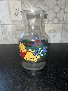 Jarra de vidrio de 9" Disney Winnie The Pooh & Eeyore Anchor Hocking - Imagen 1 de 9