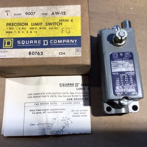 Square D  9007 AW-12 Series C  600V Precision Limit Switch - Picture 1 of 7