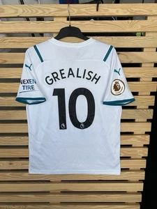 Grealish Manchester City 2021 2022 Away Jersey Football Soccer Puma #10 - Picture 1 of 12