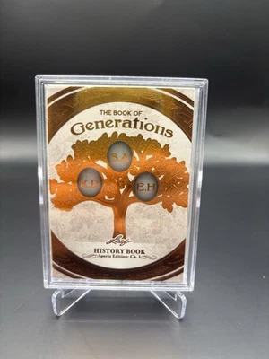 Leaf Book of Generations triple Auto Erling Haaland, De bruyne, Aguero /25 - Image 1 of 3