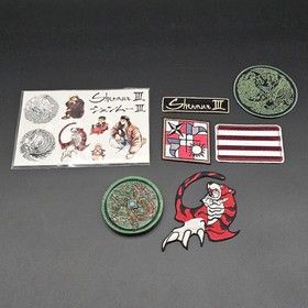 Shenmue 3 Patches Sticker Set And Mirror Official Sega Dreamcast Collection III