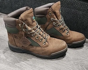 Timberland 6-Inch Waterproof Field Boots Herren Größe 10,5 Rind Brokkoli Wandern - Bild 1 von 5
