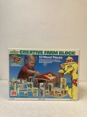 Sesame Street Creative Farm Wooden Blocks No.765 - Image 1 of 4
