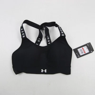 Sutiã esportivo feminino Under Armour preto novo com etiquetas - Imagem 1 de 4