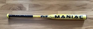 USA Miken Maniac Slowpitch Softball DIC20M Yellow Camo 34” 26 oz - Picture 1 of 15