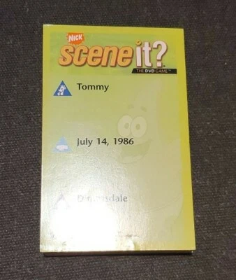 NICK Nickelodeon Scene It? 100 Game Replacement Trivia Cards only - Image 1 of 2