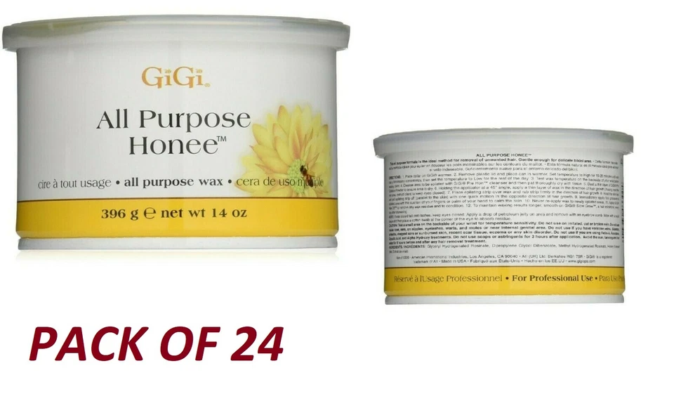 Cera de miel multiusos GiGi WAX #0330 14 OZ. (Pack de 24) Foto 1 de 1