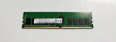 Hynix 8GB PC4-19200 DDR4-2400T-R ECC 1RX4  Memory Module - HMA41GR7AFR4N-UH - Image 1 of 3