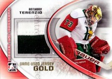 2011-12 ITG Heroes and Prospects Jersey Gold #26 Anthony Terenzio
