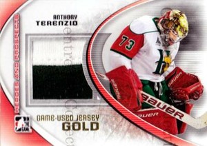 2011-12 ITG Heroes and Prospects Jersey Gold #26 Anthony Terenzio