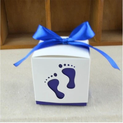 10/20/50/100Pcs feet Favor Ribbon Gift Box Candy Boxes Wedding Sweet Party Decor - Image 1 of 4