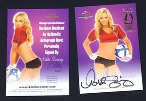 2013 Benchwarmer Industry Summit Nikki Ziering Autograph Card Bench Warmer - Picture 1 of 1