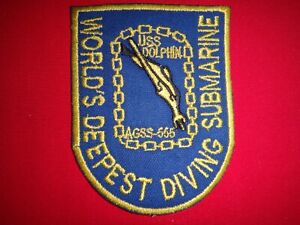 US Navy USS DOLPHIN AGSS-555 Submarine Patch