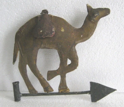 IRON CAMEL WEATHER VANE , PAINTED WEATHERVANE - Image 1 of 4