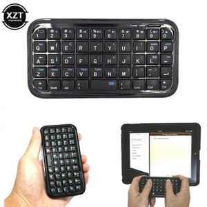 Bluetooth 3.0 Keyboard Rechargeable Mini Slim Travel Size Wireless Small Keypad - Picture 1 of 6