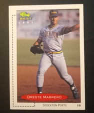1991 Classic Best Oreste Marrero PUR #194 Stockton Ports 