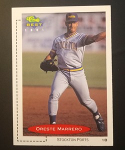1991 Classic Best Oreste Marrero PUR #194 Stockton Ports 