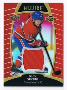 2019-20 Upper Deck Allure Base Red Rainbow Jersey Relics Pick From List !!