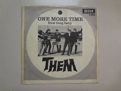 THEM:(w/Morrison)One More Time-How Long Baby-U.K. 7" 65 Decca Record,Denmark PSL Foto 1 de 4