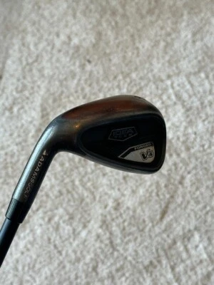 ADAMS IDEA V4 FORGED LEFT HANDED #8 IRON STIFF FLEX EDGE GRAPHITE SHAFT TW GRIP - Image 1 of 4