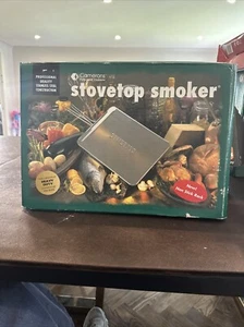 Original Vintage Camerons Stovetop Stainless Steel Smoker New Open Box - Picture 1 of 6