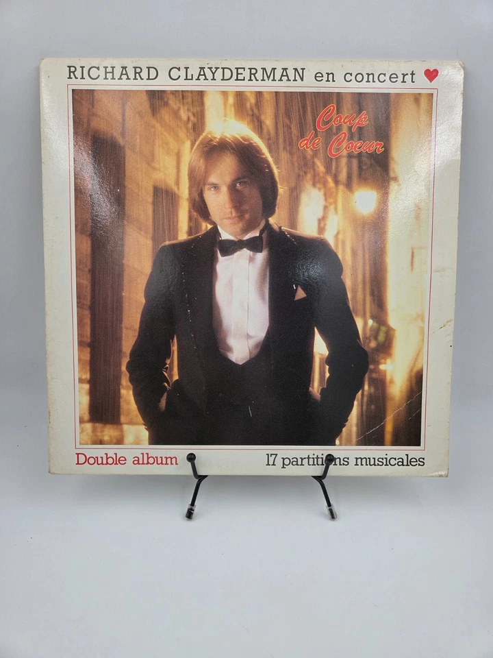 Vinyle 33 tours Richard Clayderman en Concert : Coup de Cœur comprend 2 disques - Photo 1/1