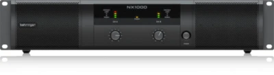 Behringer NX1000 1000W 2-channel Power Amplifier Japan Black Musical Instrument - Image 1 of 4