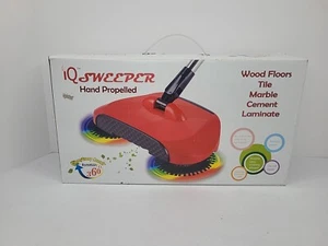 Easy Sweeper Broom Double Rotating Sweeping Action Hand-Propelled No Batteries - Picture 1 of 3