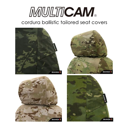 Баллистические заказные чехлы на сиденья Multicam Cordura для моделей Ford - Coverking - Изображение 1 из 4