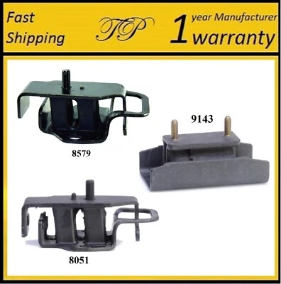 3 PIEZAS MONTAJE MOTOR Y TRANSMISIÓN PARA ISUZU TROOPER 1989-1991 2,8 L (1er DISEÑO) Foto 1 de 4