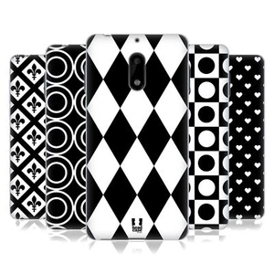 HEAD CASE DESIGNS BLACK AND WHITE PATTERNS SOFT GEL CASE FOR NOKIA PHONES 1 - Picture 1 of 16