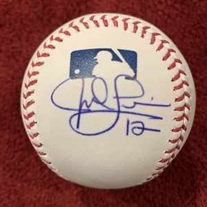 Jed Lowrie Signed OML Baseball- MLB All Star Autograph Red Sox Athletics Astros - Picture 1 of 6