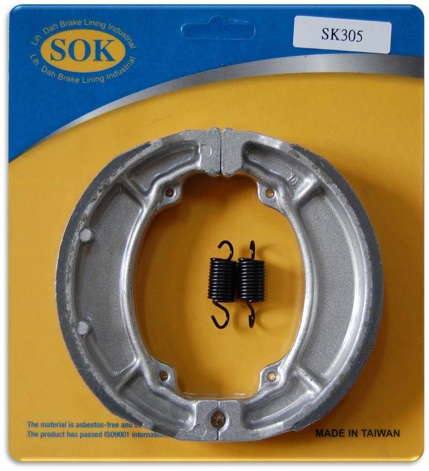 ZAPATOS DE FRENO TRASEROS + Muelles para SUZUKI RM 465 500 1981-1984 RM465 RM500 Foto 1 de 1