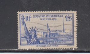 FRANCE :  1939-40 - USED  - SCOTT # 372   STATUE OF LIBERTY - Bild 1 von 1