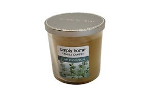 Yankee Candle Simply Home Fresh Eucalyptus Scent 7 oz Candle single Wick
