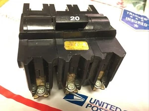 Federal Pacific 3 phase, 3 pole 20 A Bolt ON circuit breaker ,NB320 , 3P20 - Picture 1 of 5