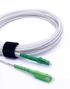 Elfcam® - Cable a Fibre Optique SC/APC a LC/APC Monomode Simplex 9/125um OS2 Jar - Afbeelding 1 van 6