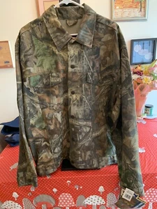 Vtg Liberty Rugged Outdoor Wear Camo Jean Jacket Sz L  NWT Super Rare! NOS NWT - Picture 1 of 9