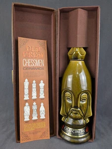 Old Crow Chressman 1969 DARK PAWN ceramica decanter whisky e vetrina - Foto 1 di 9