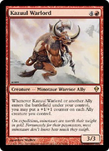 KAZUUL WARLORD X4 4 4X Zendikar MTG Magic the Gathering Cards DJMagic - Image 1 of 1