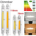 LED-Lampen LED Lampe Dimmbar R7S 20W 118mm 360 Grad COB Tube Ersetzen DHL