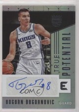 2017-18 Panini Essentials Silver Auto 10/25 Bogdan Bogdanovic #TP-BGB Rookie RC