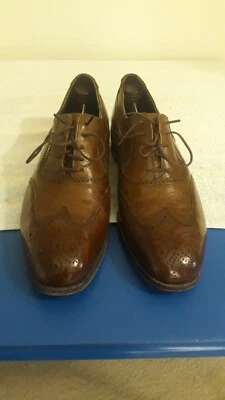 Brogue punta ala vintage Florsheim Royal Imperial 97306 para hombre 8 D marrón Foto 1 de 4