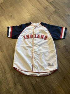 True Fan Cleveland Indians Jersey Size L Hunter Number #48 - Picture 1 of 9