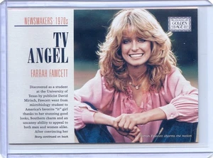 2014 Panini Golden Age Newsmakers Insert NO. 8 Farrah Fawcett - Picture 1 of 3