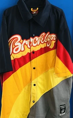 Brooklyn Express Vintage 90’s Button Down Jersey Size XL; EX+ - Image 1 of 4