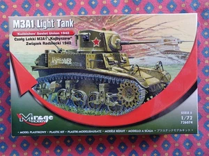 MIRAGE 726074  - Tank, Light M3A1 1942 "Kuybishev" - plastic kit 1/72 - Foto 1 di 1
